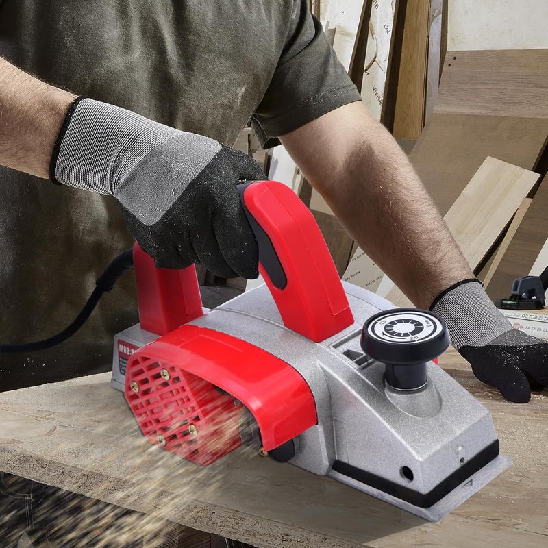 BHTOP Electric Hand Planer, Wood Planer for Woodworking, 3-1/4 Inch Corded Planer with Blades, Edge Guide（8201） - Image 3